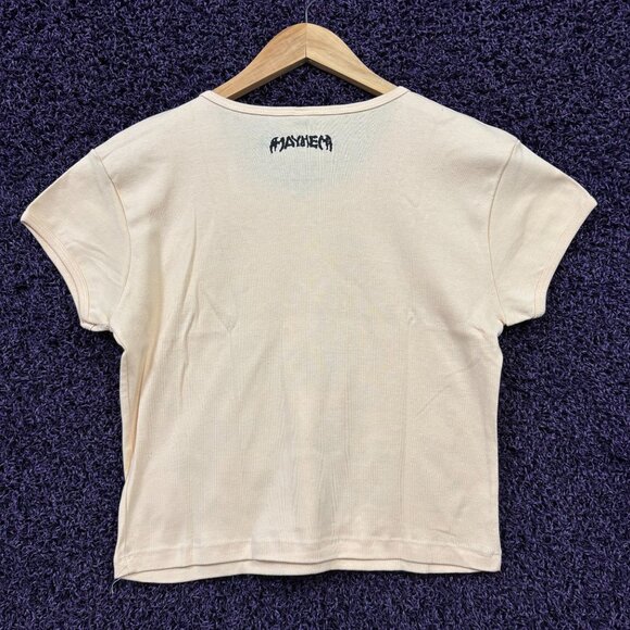 Lady Gaga Mayhem Splitface Crop Top Size Extra Large - Picture 3 of 4